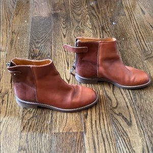 Chestnut boots - flat - from madewell